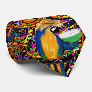 Cinco De Mayo  Party Parrot Tie