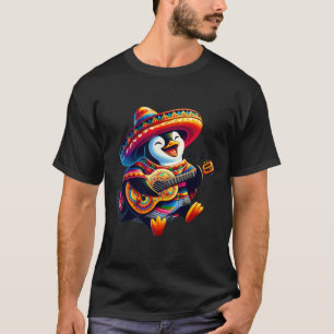 Cinco De Mayo Penguin Let's Fiesta Matching Mexica T-Shirt