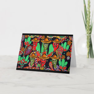 Cinco de Mayo Peppers Card