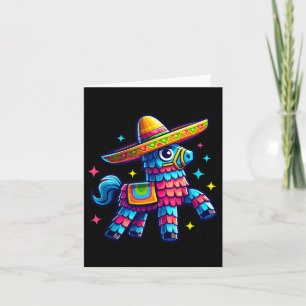 Cinco De Mayo Pinata Mexican Fiesta Party Pinata C Card