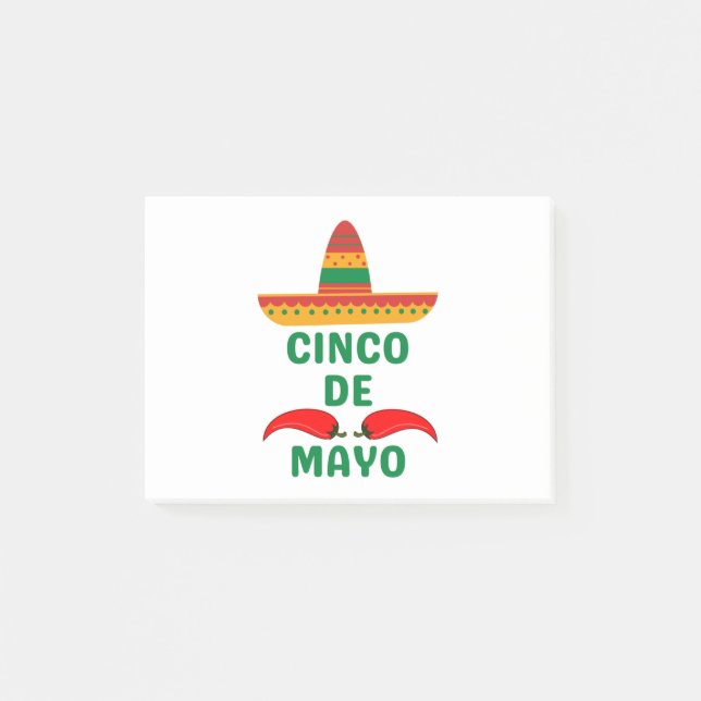 Cinco De Mayo Post-it Notes (Front)