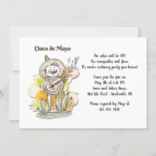 Cinco de Mayo Singer Invitation