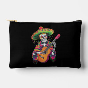 Cinco De Mayo Skeleton Skull Fiesta Guitar Accessory Pouch
