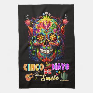 Cinco De Mayo Smile Tea Towel