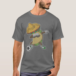 Cinco De Mayo Soccer Taco Dabbing Dab Mexico Mexic T-Shirt