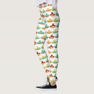Cinco de Mayo Sombrero Mariachi Mexican Culture Leggings