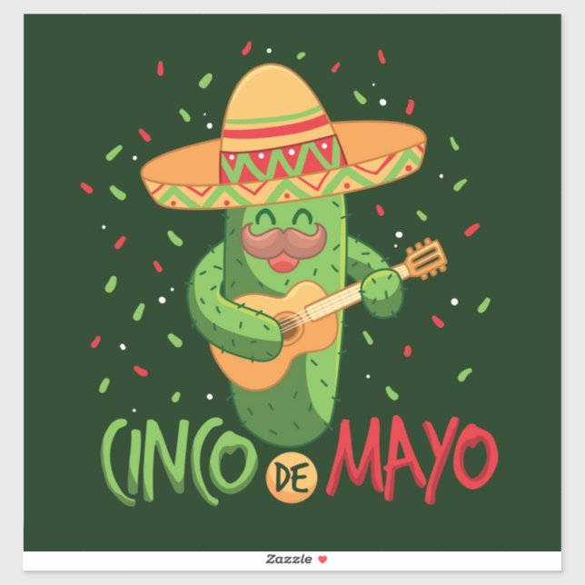 Cinco De Mayo  Sticker (Sheet)