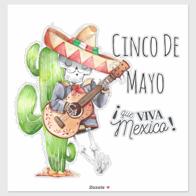 Cinco De Mayo  Sticker (Sheet)