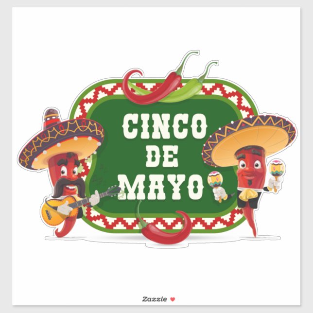 Cinco De Mayo  Sticker (Sheet)
