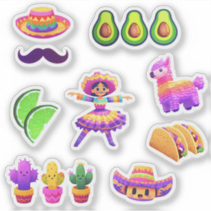 Cinco de Mayo Sticker Set