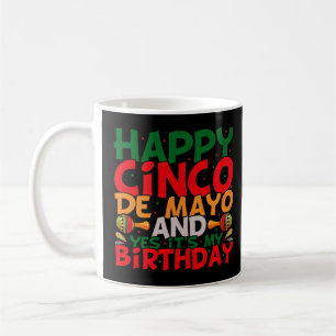 Cinco De Mayo Sublimation T Shirt Design Coffee Mug