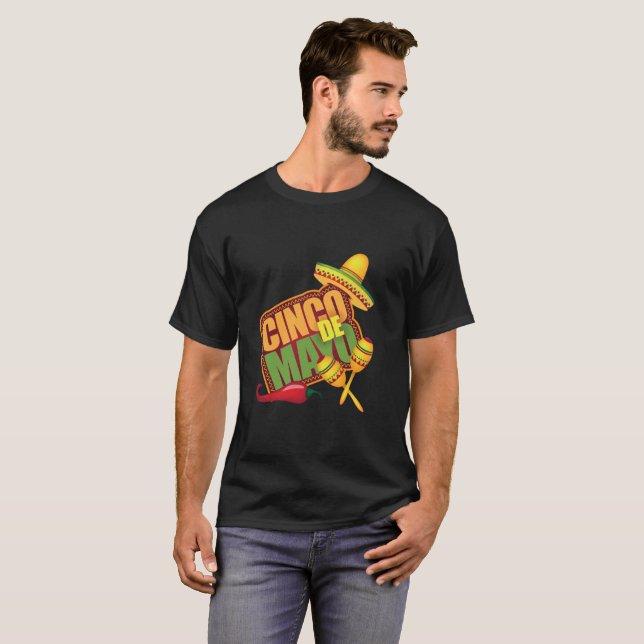 Cinco De Mayo T-Shirt (Front Full)