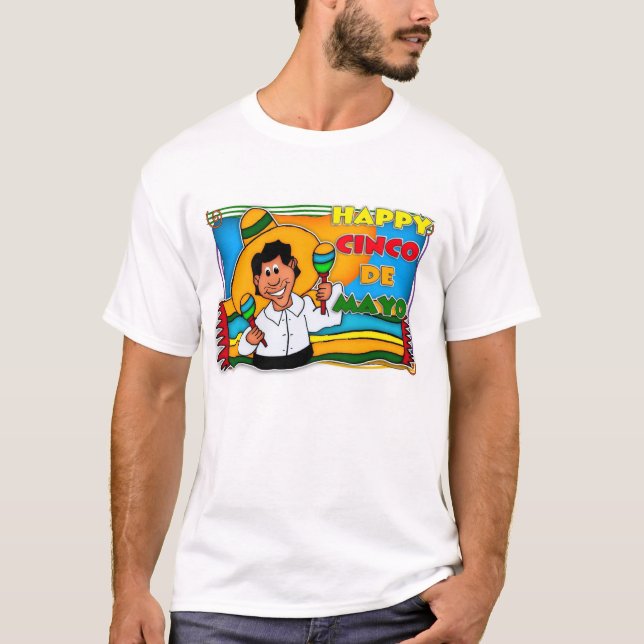Cinco De Mayo T Shirt For Men (Front)