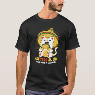 Cinco de Mayo Taco Cat   T-Shirt