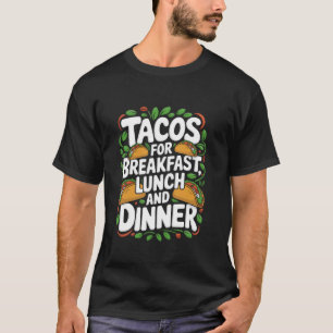 Cinco de Mayo Taco Tuesday Design for Mexican Food T-Shirt