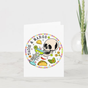Cinco De Mayo Tacos And Margs Mexican Fiesta Party Card