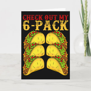 Cinco De Mayo Tacos Lover Gymnast - Check Out My 6 Card