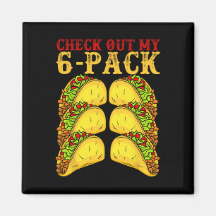 Cinco De Mayo Tacos Lover Gymnast - Check Out My 6 Magnet