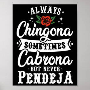 Cinco De Mayo Tee And Party Apparel Always Chingon Poster