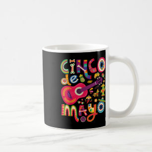 Cinco De Mayo Tee, Mexican Taco Guitar Fiesta Cinc Coffee Mug