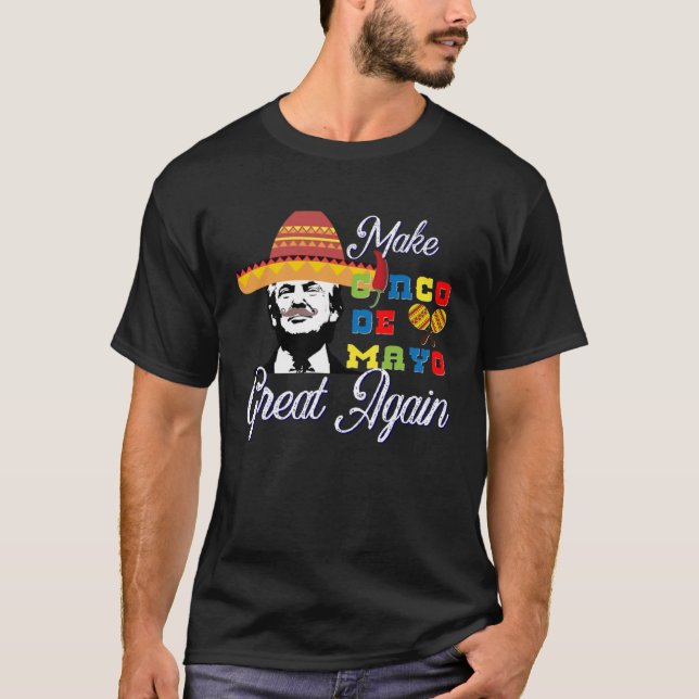 Cinco De Mayo Tequila Tacos Mexican Beer Happy Cin T-Shirt (Front)