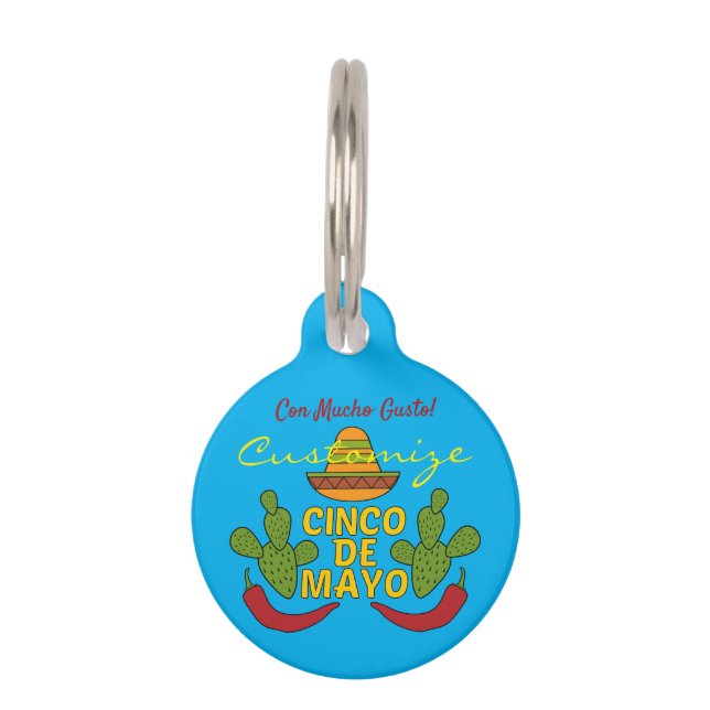 Cinco de Mayo Thunder_Cove Pet Tag (Front)