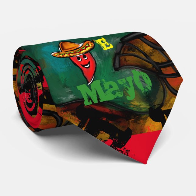 Cinco de Mayo Tie (Rolled)