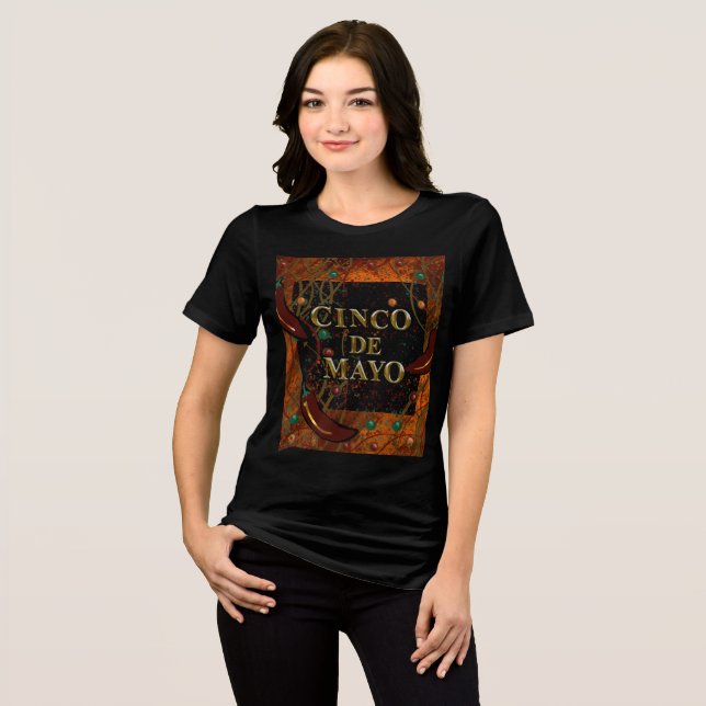 Cinco de Mayo  Tri-Blend Shirt (Front Full)