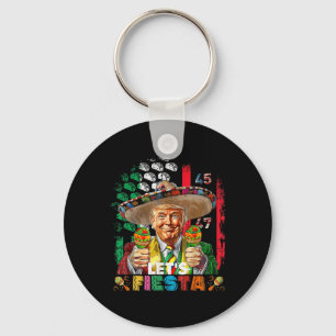 Cinco De Mayo Trump Taco Funny Mexican Trump Lets Key Ring