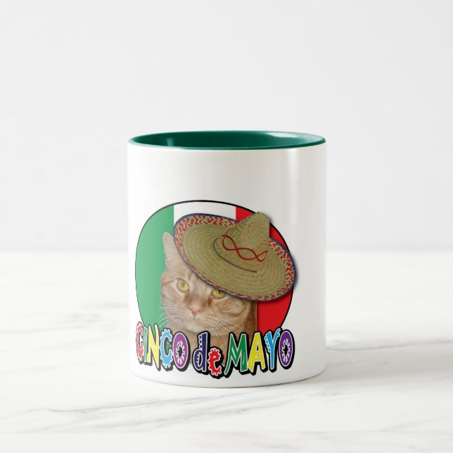Cinco de Mayo Two-Tone Coffee Mug (Center)