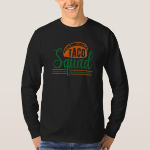 Cinco De Mayo Vintage Mexican Taco Tuesday Squad T-Shirt
