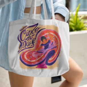Cinco De Mayo Woman Dancing Tote Bag