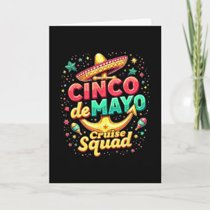 Cinco De Mayo's Cruise Squad Fiesta Family Trip Me Card
