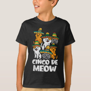 Cinco De Meow Cats Kitten Cute Cinco De Mayo Women T-Shirt