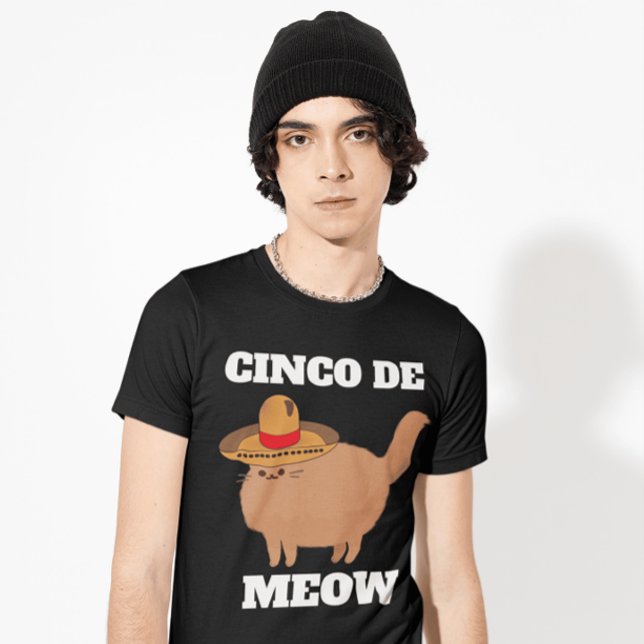 CINCO DE MEOW FUNNY CAT T-SHIRT T-SHIRTS (Creator Uploaded)