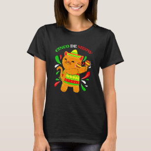 Cinco De Meow Ideas Cinco De Mayo Cat Owner T-Shirt