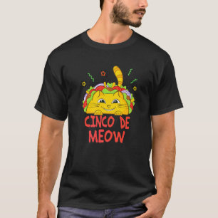 Cinco De Meow Taco Cat Cinco De Mayo T-Shirt