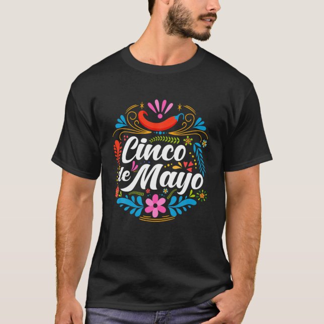 Cinco De My-O Funny Women Men Cinco De Mayo Fiesta T-Shirt (Front)