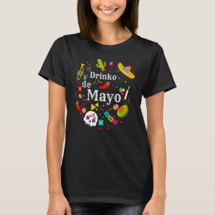 Cinco Drinko De Mayo Men Women Drinking Tequila Ma T-Shirt