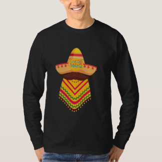 Cinco Pepper Wearing Sombrero Fiesta Fun T-Shirt