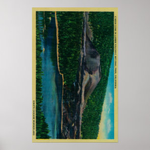 Cinder Cone in Lassen Volcanic National Park Poster