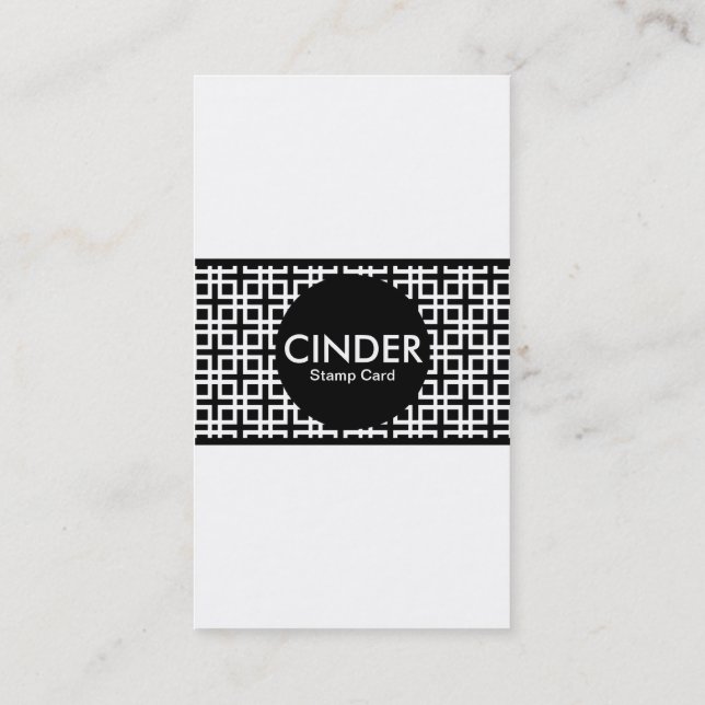 cinder stamp card (Back)