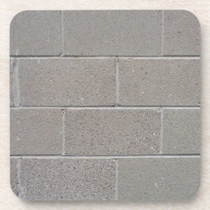 "Cinderblock" coasters