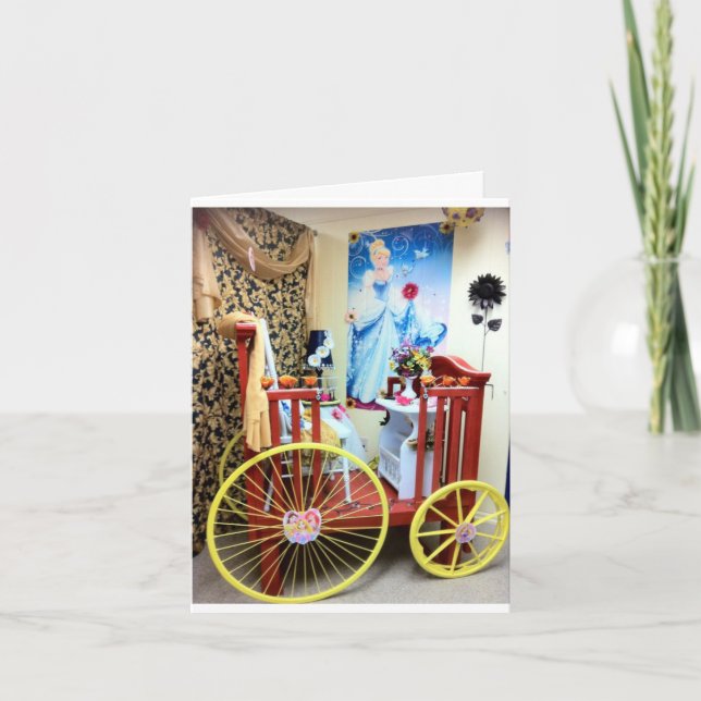 Cinderela birthday card (Front)