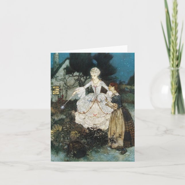Cinderella and Fairy Godmother Card (Front)