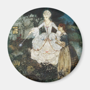 Cinderella and Fairy Godmother Magnet