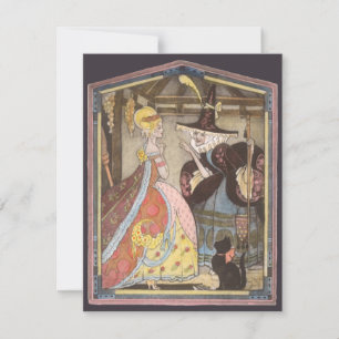 Cinderella and Fairy Godmother, Vintage Fairy Tale