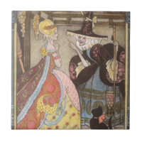 Cinderella and Fairy Godmother, Vintage Fairy Tale