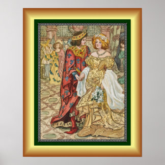 Cinderella and Her Prince ~ At The Ball ~ 1912 ~ Poster