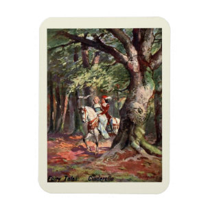 Cinderella and The Prince, 1907, Vintage Style  Magnet
